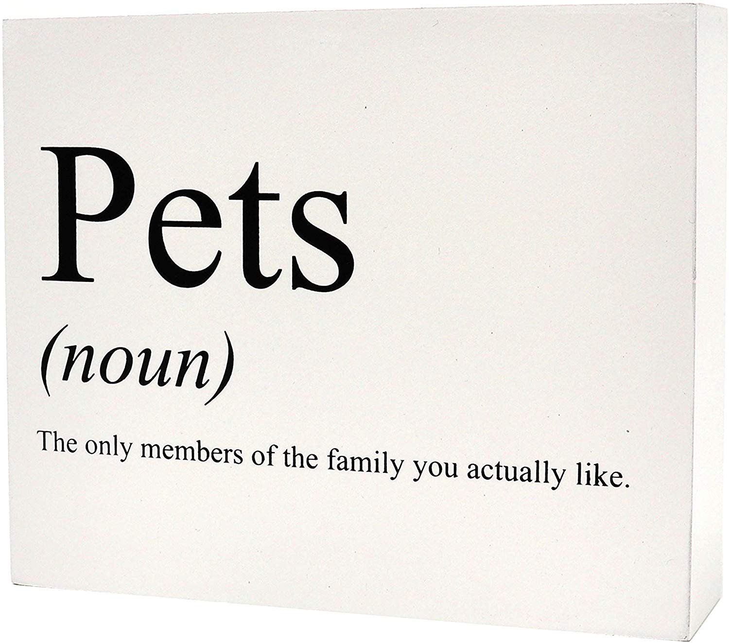 Wood Stand Up Sign JennyGems Dog Lover Gifts for Women Pet Quote Decor Funny Gift Signs for Dog Cat Bunny Owners Pets The Only Members of The Family You Actually Like Wood Stand Up Sign JennyGems Dog Lover Gifts for Women Pet Quote Decor Funny Gift Signs for Dog Cat Bunny Owners Pets The Only Members of The Family You Actually Like